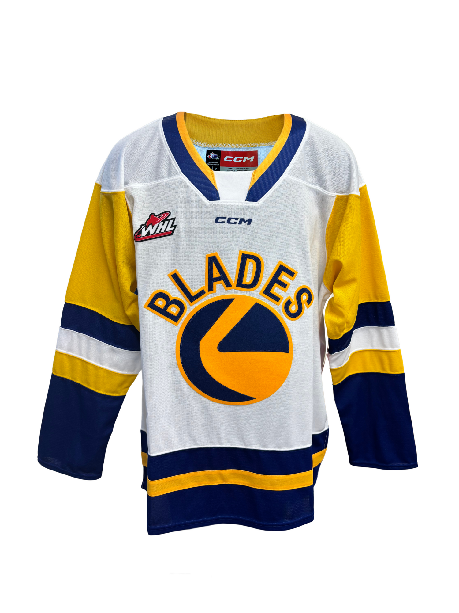 Blades Adult CCM Authentic Jersey White