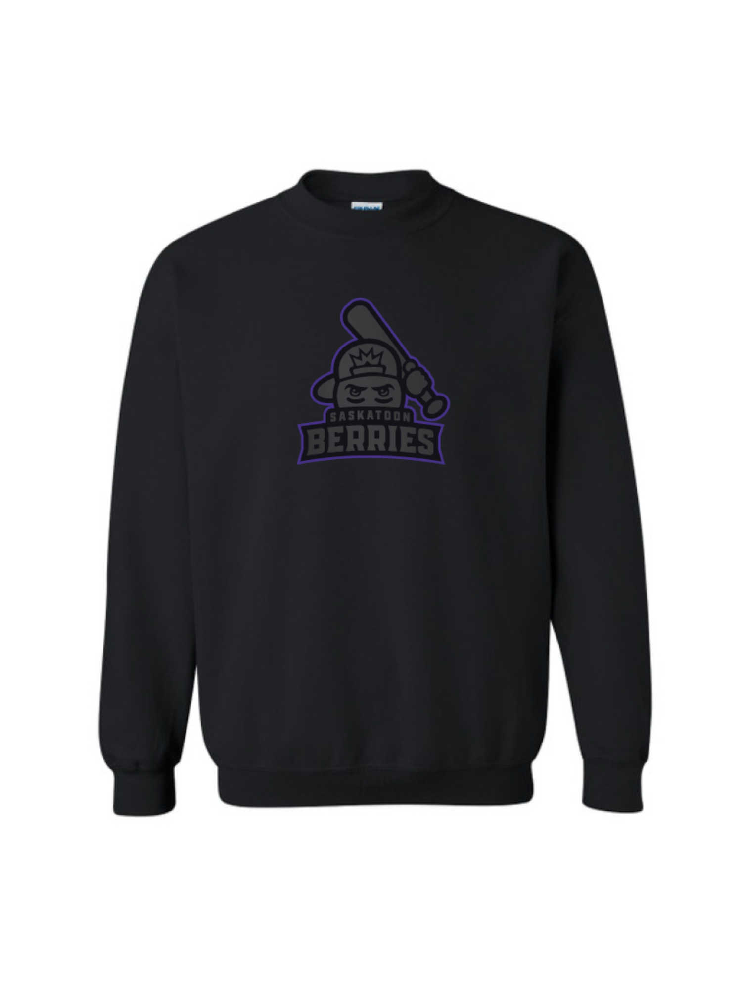 Berries Adult Blackberries Midnight Raglan Crewneck