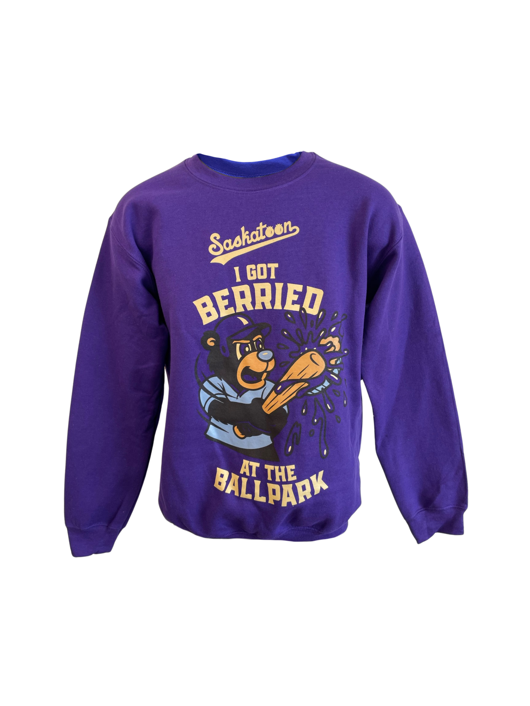 Berries Adult I Got Berried at the Ballpark Crewneck