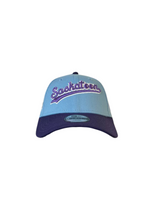 Berries Child NE 940 Curved Brim Blue Berry Script Two Tone Hat