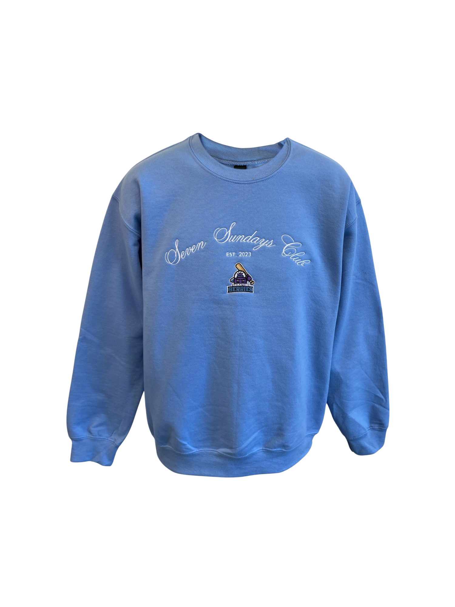 Berries x Seven Sundays Adult Crewneck Blue