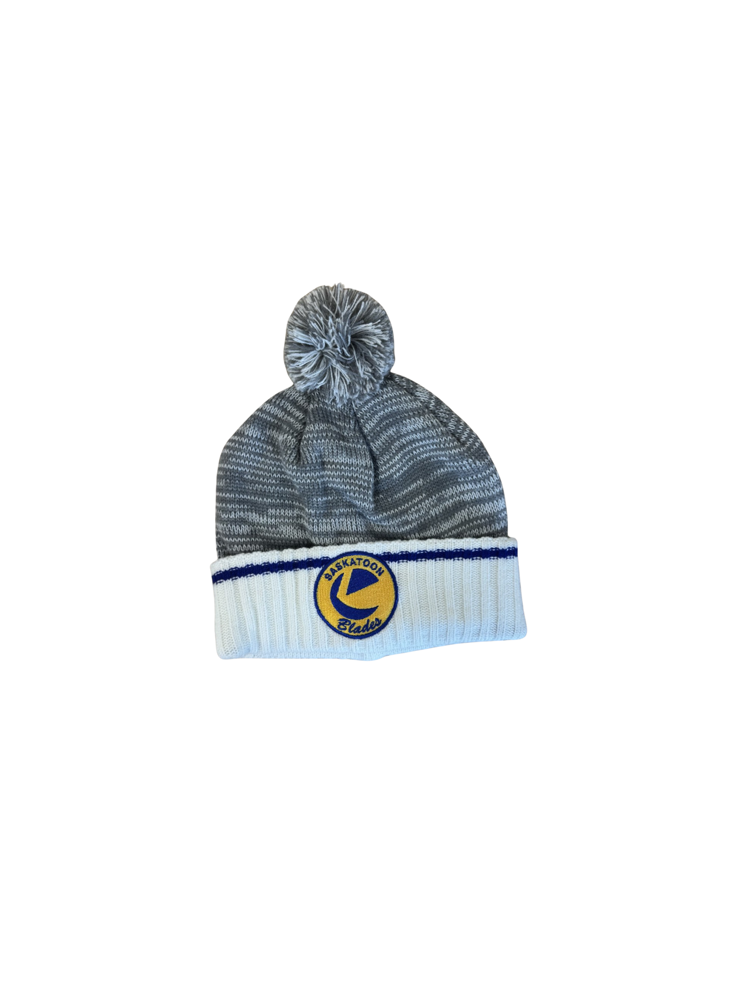 Blades Adult BD Classic Line Cuff PomPom Toque