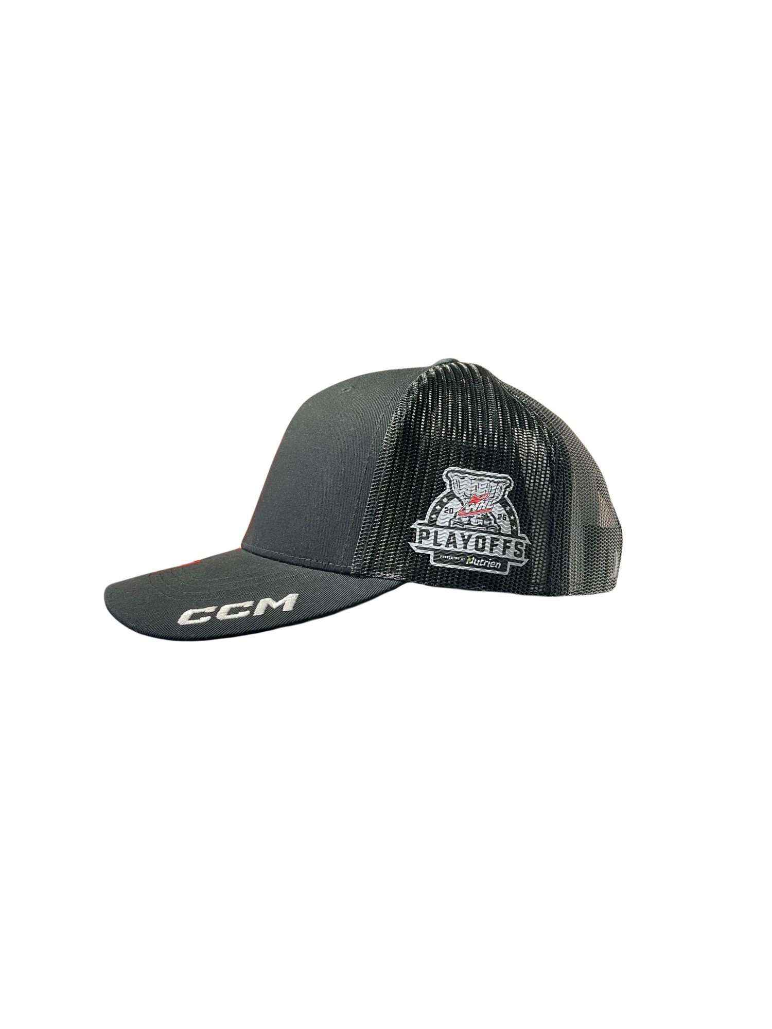 Blades Adult CCM Curved Brim Team Playoff Hat Side