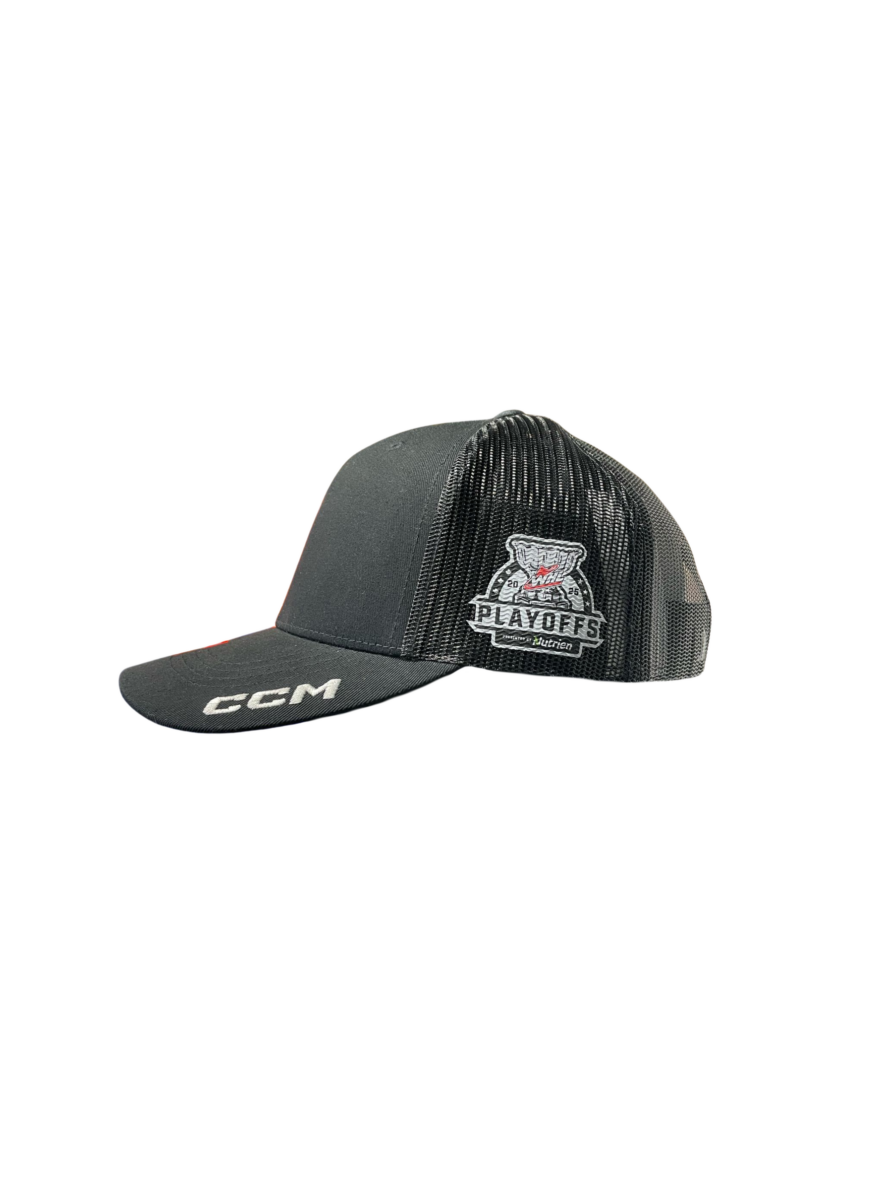 Blades Adult CCM Curved Brim Team Playoff Hat Side