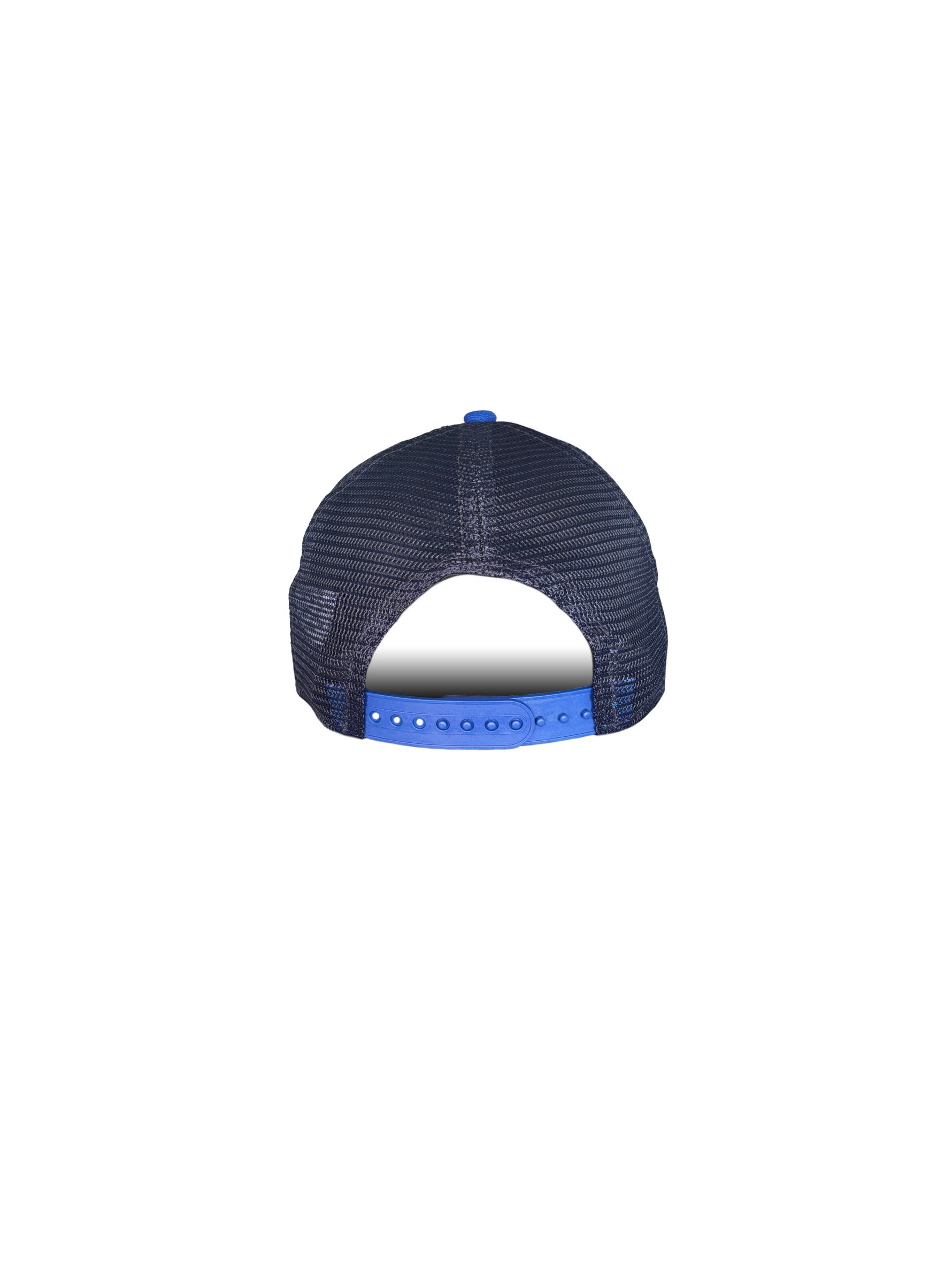 Blades Adult NE 940 Curved Brim 1964 Script Trucker Hat Back