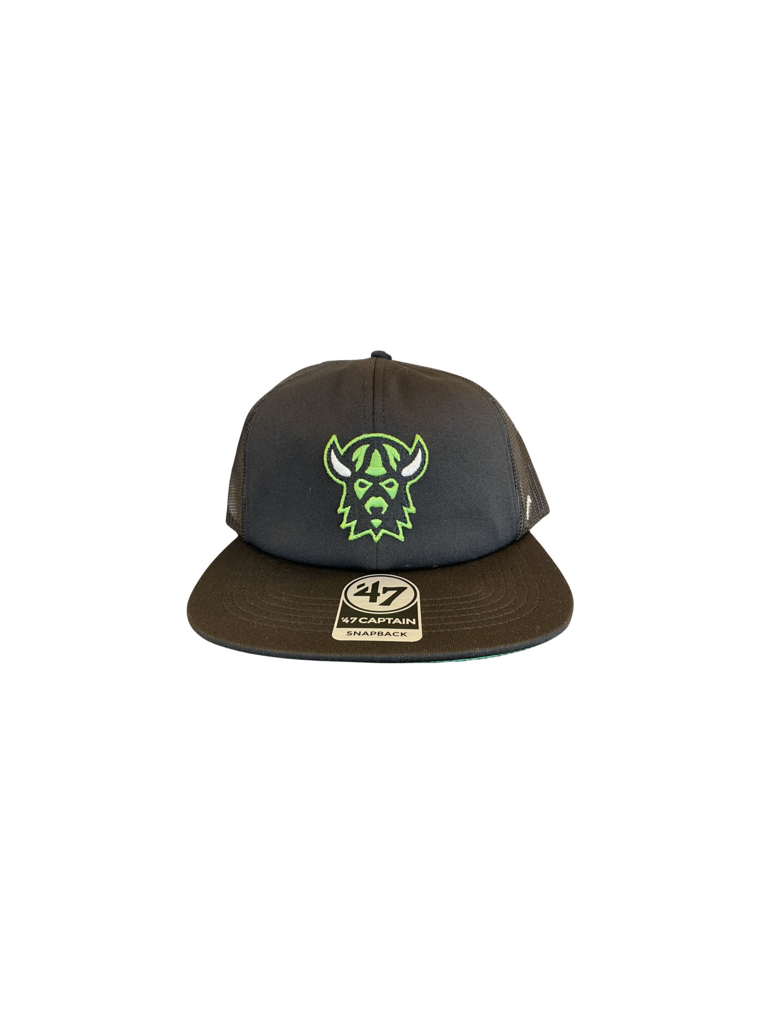 Rush Adult '47 Captain Flat Brim Bison Mesh Hat