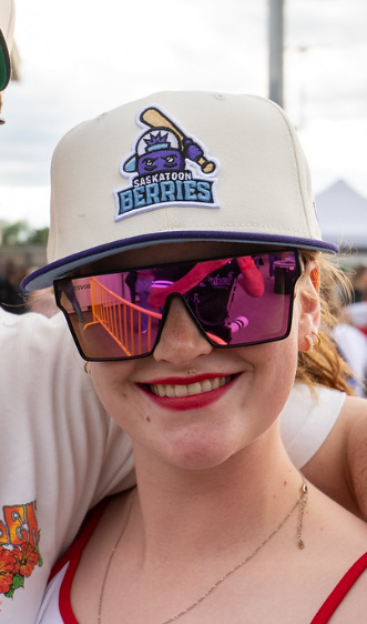 Berries Adult NE 950 Flat Brim Berries N' Cream Hat